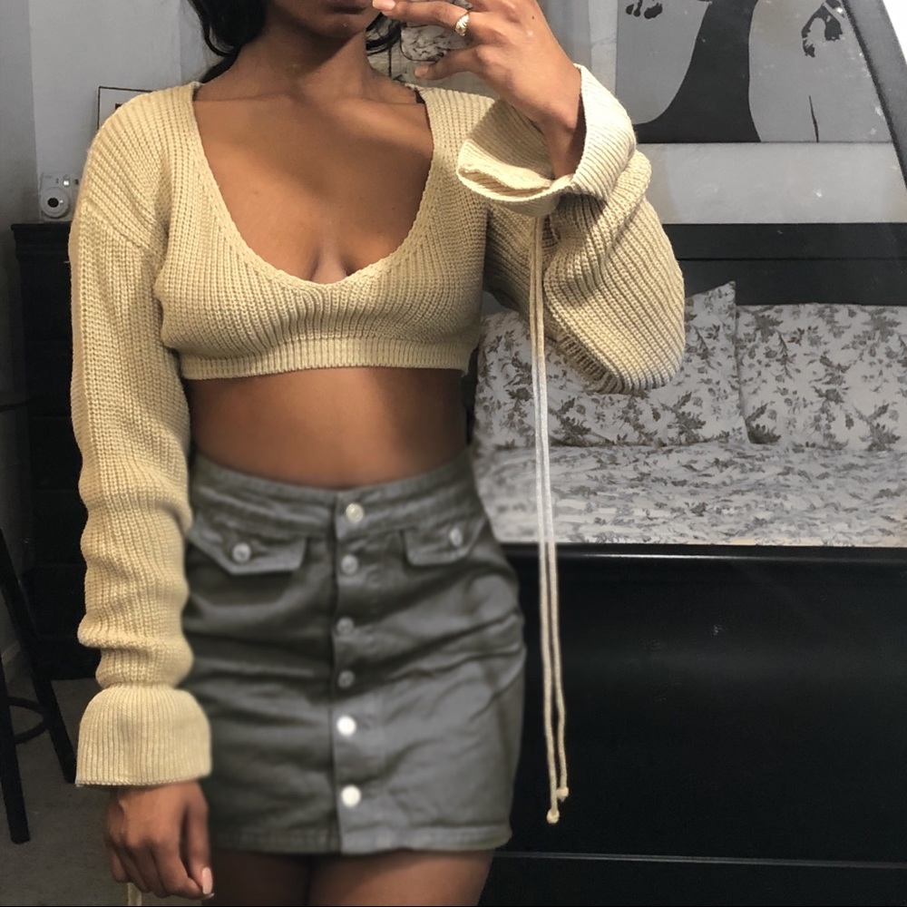 Knitted Crop Top